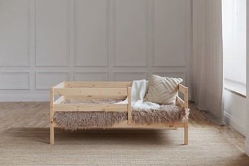 1-спальная детская кровать Софа, без покраски в Липецке