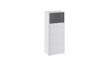 Шкаф Наоми комбинированный одностворчатый, цвет Белый глянец ТД-208.07.28 в Липецке