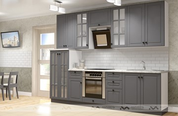 Модульный кухонный гарнитур Марибель Верона 2800, цвет Графит в Липецке