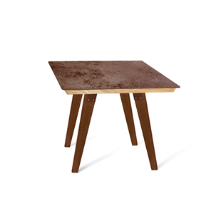 Керамический кухонный стол SHT-TU16 (4 шт.)/ТT8 60/60 (темный орех/прозрачный лак/коричневая сепия) в Липецке