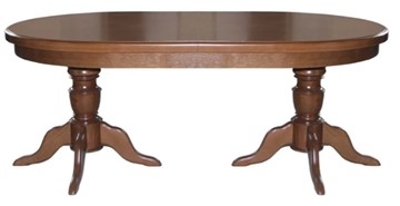 Деревянный стол на кухню 2,0(2,5)х1,1 на двух тумбах, (патина) в Липецке