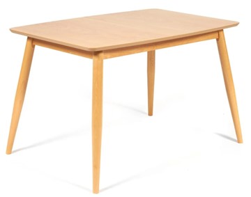 Кухонный стол раскладной Pavillion (Павильон) бук/мдф 80x120+40x75, Натуральный арт.13982 в Липецке