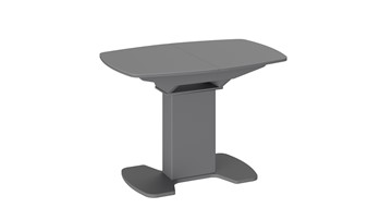 Стеклянный кухонный стол Портофино (СМ(ТД)-105.01.11(1)), цвет Серое/Стекло серое матовое LUX в Липецке