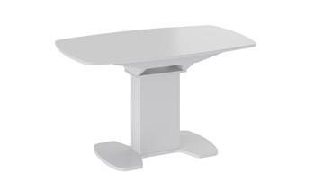 Стеклянный кухонный стол Портофино (СМ(ТД)-105.02.11(1)), цвет Белый глянец/Стекло белое в Липецке