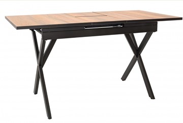 Кухонный раздвижной стол Илком Стайл № 11 (1100/1500*700 мм.) столешница пластик, форма Форте, с механизмом бабочка в Липецке