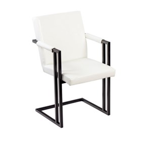 Обеденный стул Бруно, Черный/Аттика белый в Липецке