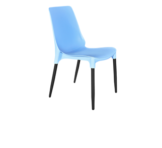 Обеденный стул SHT-ST75/S424-C (голубой/черный муар) в Липецке
