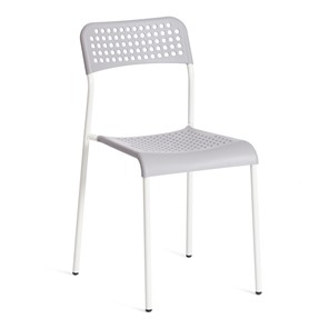 Обеденный стул ADDE (mod.C-049) металл/пластик, 39х49х78, Grey (серый) /White (белый) арт.19256 в Липецке