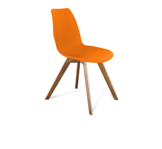 Кухонный стул SHT-ST29/S39 (оранжевый ral2003/светлый орех) в Липецке