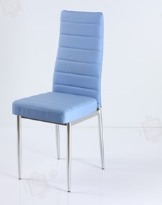 Кухонный стул В-1 хром люкс голубой в Липецке