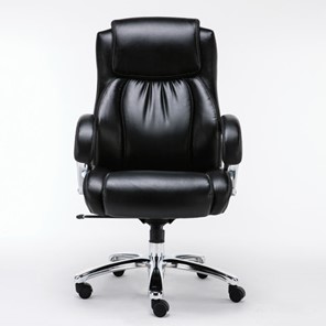 Компьютерное кресло Brabix Premium Status HD-003 (рециклированная кожа, хром, черное) 531821 в Липецке