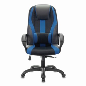 Компьютерное кресло Brabix Premium Rapid GM-102 (экокожа/ткань, черное/синее) 532106 в Липецке