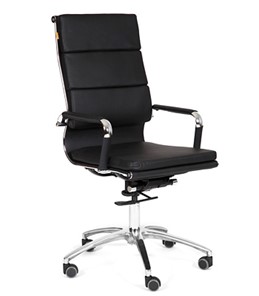 Офисное кресло CHAIRMAN 750 экокожа черная в Липецке