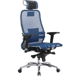 Офисное кресло Samurai S-3.04, синий в Липецке
