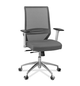 Кресло в офис Aero lux, сетка/ткань TW / серая/серая TW в Липецке