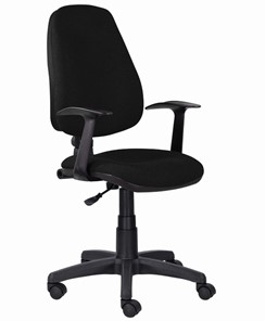 Офисное кресло Brabix Comfort MG-321, регулируемая эргономичная спинка, ткань, черное в Липецке