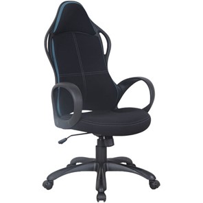 Офисное кресло Brabix Premium Force EX-516 (ткань, черное/вставки синие) 531572 в Липецке
