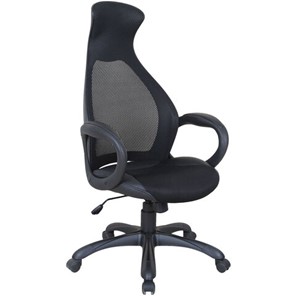 Кресло офисное Brabix Premium Genesis EX-517 (пластик черный, ткань/экокожа/сетка черная)   531574 в Липецке