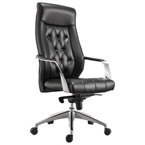 Кресло офисное BRABIX PREMIUM "Sonata EX-754", мультиблок, алюминий, экокожа, черное, 532491 в Липецке