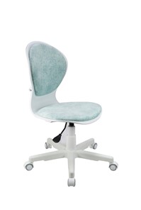 Кресло компьютерное Chair 1139 FW PL White, Голубой в Липецке