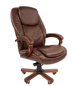 Кресло офисное CHAIRMAN 408, коричневый в Липецке