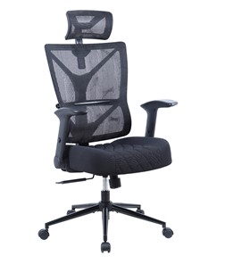 Офисное кресло CHAIRMAN CH566 сетчатый акрил черный / полиэстер черный в Липецке