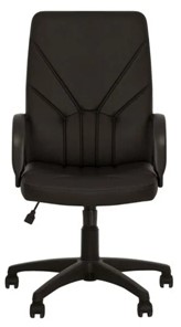 Офисное кресло MANAGER (PL64) экокожа ECO-30, черная в Липецке