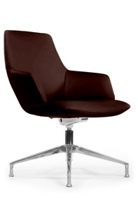Кресло в офис Spell-ST (С1719), темно-коричневый в Липецке