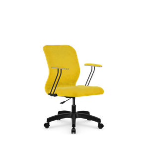 Кресло офисное SU-Mr-4/подл.079/осн.005 желтый в Липецке
