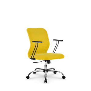 Офисное кресло SU-Mr-4/подл.110/осн.003 желтый в Липецке