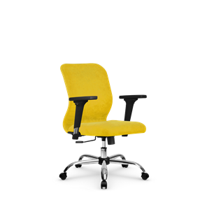 Офисное кресло SU-Mr-4/подл.200/осн.003 желтый в Липецке