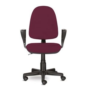 Офисное кресло Brabix Prestige Ergo MG-311 (регулируемая эргономичная спинка, ткань, бордовое) 532422 в Липецке
