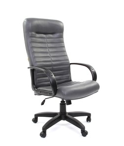 Офисное кресло CHAIRMAN 480 LT, экокожа, цвет серый в Липецке