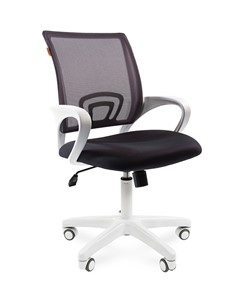 Кресло офисное CHAIRMAN 696 white, tw12-tw04 серый в Липецке