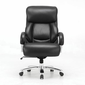 Кресло компьютерное Brabix Premium Pride HD-100 (натуральная кожа, черное) 531940 в Липецке