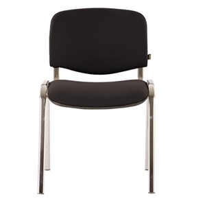 Офисный стул Brabix Iso CF-001 (хромированный каркас, ткань черная) 531419 в Липецке