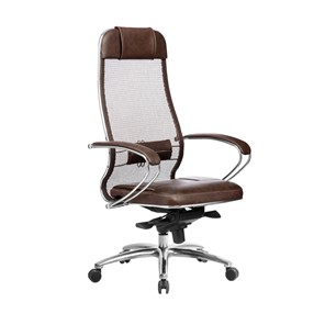 Офисное кресло Метта Samurai SL-1.04, темно-коричневый в Липецке