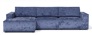 Угловой диван с оттоманкой Лофт 357х159х93 (Ремни/Тик-так) в Липецке