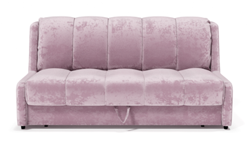 Прямой диван Аккордеон-Кровать 1,55 с каретной утяжкой, полоска (НПБ) в Липецке