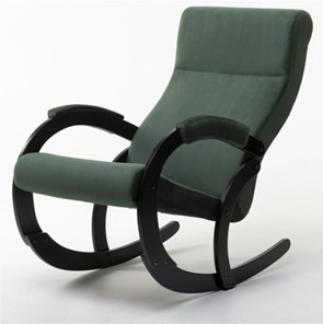 Кресло-качалка в гостиную Корсика, ткань Amigo Green 34-Т-AG в Липецке
