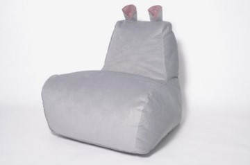 Кресло-мешок Бегемот серый в Липецке