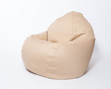 Кресло-мешок Макси, рогожка, 150х100, песочное в Липецке
