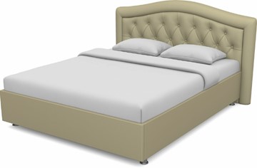 Кровать с подъемным механизмом Луиза 1400 (Nitro Cream) в Липецке