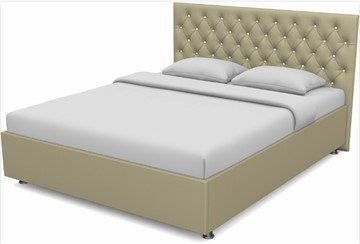 Спальная кровать Флоренция-А 1400 с основанием (Nitro Cream) в Липецке