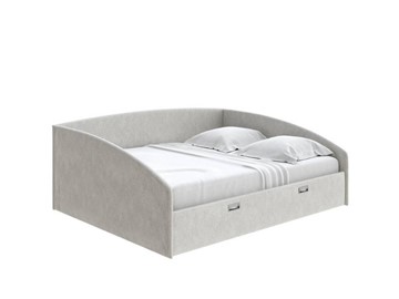 Двуспальная кровать Bono 160х200, Рогожка (Levis 12 Лён) в Липецке
