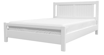 Полутороспальная кровать Ванесса из массива сосны (Белый Античный) 140х200 в Липецке