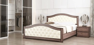 Кровать в спальню СВ-Стиль Стиль 1, 160х190, кожзам, с основанием в Липецке