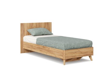Спальная кровать Марта-2 900 ЛД 406.160 с основанием, Дуб золотой в Липецке