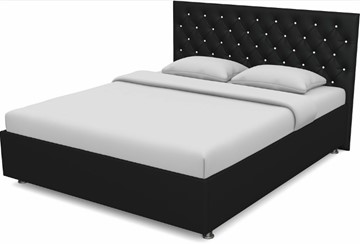 Двуспальная кровать Флоренция-А 1600 с основанием (Nitro Black) в Липецке