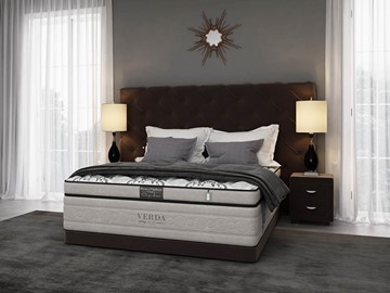 Кровать в спальню Style/Basement 160х200, Флок (Велсофт Спелая слива) в Липецке